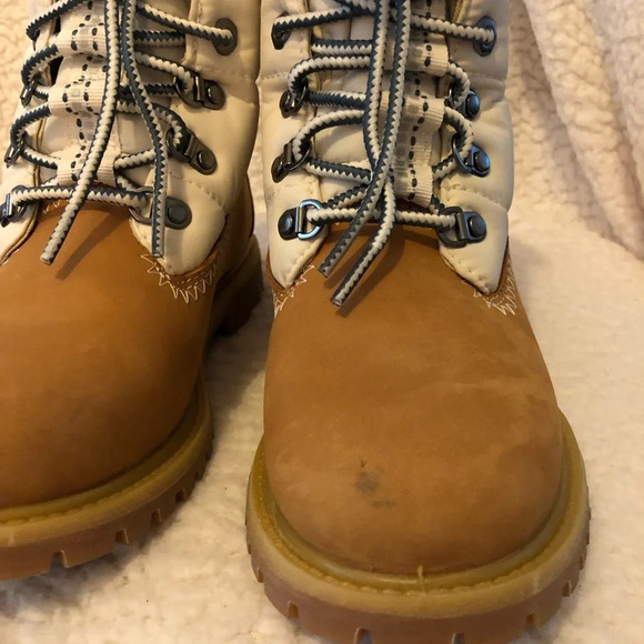 Timberland Women’s Premium 6 IN Wheat Warm Lined Puffer Waterproof Boot Size 6 M - Picture 7 of 11